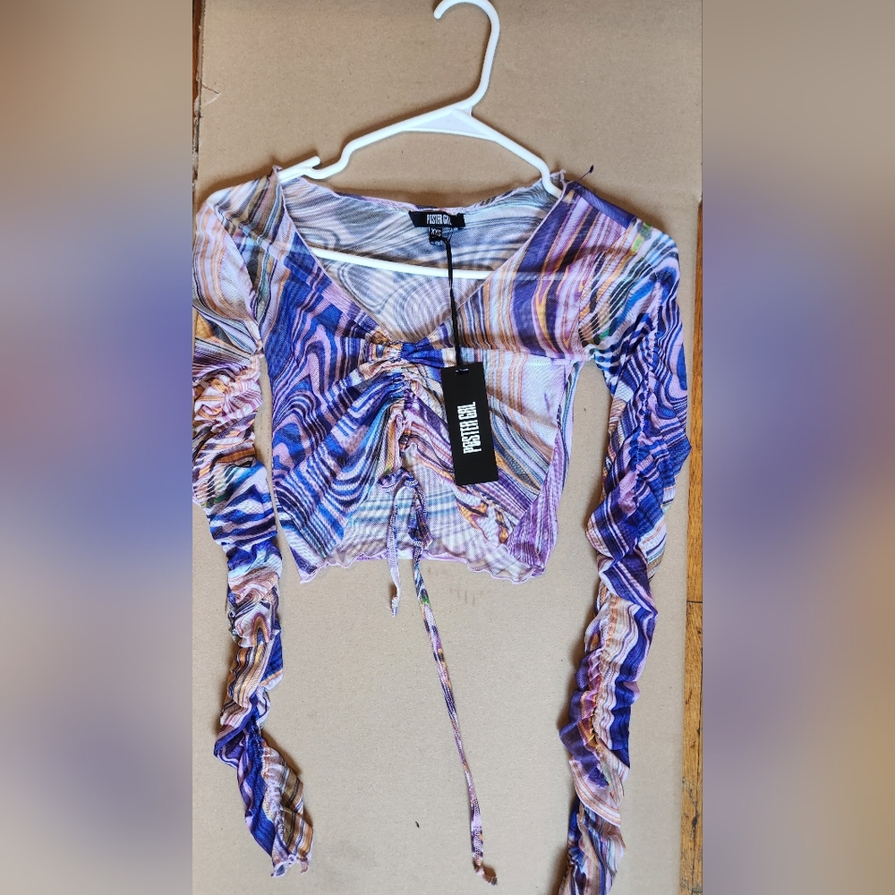 Poster Girl Multicolor Crop Top
